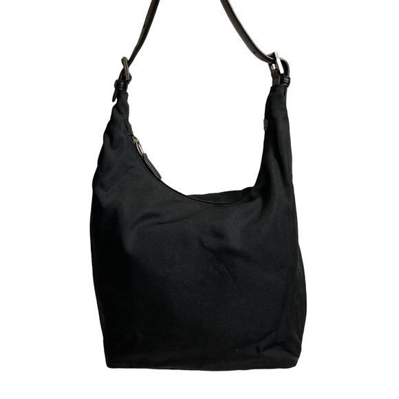 Coach vintage black nylon leather bag